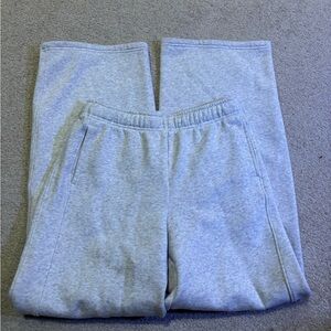 Aerie Offline Cozy Gray Flare Sweatpants